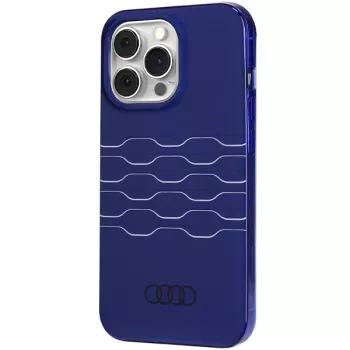 Coque rigide MagSafe Audi IML pour iPhone 13 Pro Max 6,7 pouces bleu marine