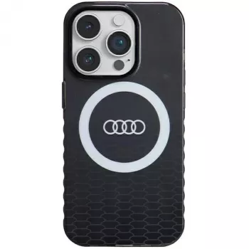 Coque rigide MagSafe Audi IML Big Logo pour iPhone 14 Pro 6,1 pouces noire