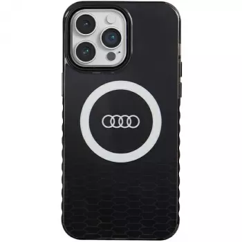 Coque rigide MagSafe Audi IML Big Logo pour iPhone 14 Pro Max 6,7 pouces noire