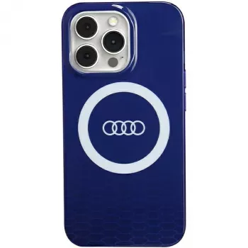 Coque rigide MagSafe Audi IML Big Logo pour iPhone 13 Pro / 13 6,1 bleu marine