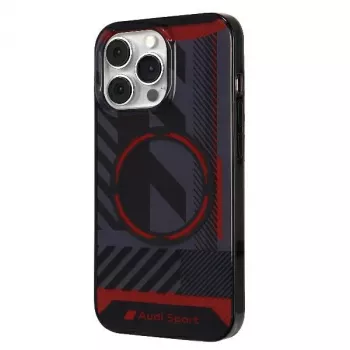 Coque rigide MagSafe Audi IML Sport pour iPhone 13 Pro Max 6,7 pouces noire