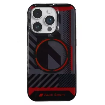 Coque rigide MagSafe Audi IML Sport pour iPhone 14 Pro 6,1 noire