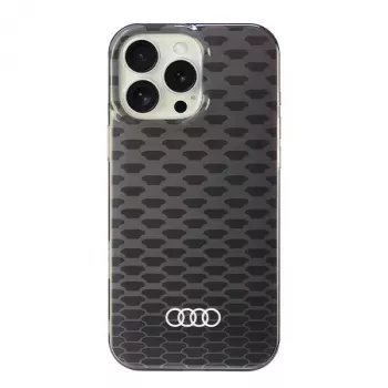 Coque rigide MagSafe Audi IML Stitching Pattern pour Apple iPhone 16 Pro Max 6,9 pouces - noire