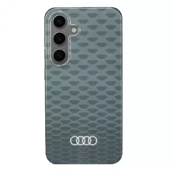Coque rigide MagSafe Audi IML Stitching Pattern pour Samsung Galaxy S24, grise