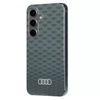 Coque rigide MagSafe Audi IML Stitching Pattern pour Samsung Galaxy S24, grise