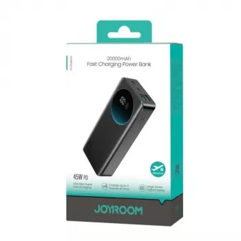 Powerbank Joyroom JR-PBF02 Pro 20000 mAh 45 W with Digital Display 2x USB-A 2x USB-C - Black