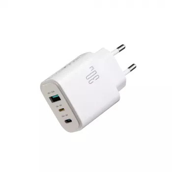 Joyroom JR-TG6 GaN 30W USB-C Wall Charger - White