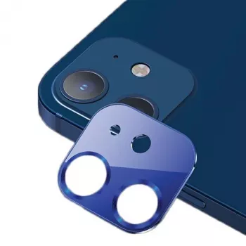 USAMS Camera Lens Glass for iPhone 12 Metal Blue BH703JTT05 (US-BH703)