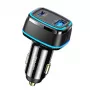 Chargeur mural USAMS T43 33W PD3.0 QC3.0 avec câble USB-C vers Lightning 1,2 m noir