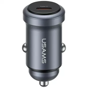 Chargeur de voiture USAMS 30W PD aluminium