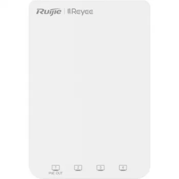 Ruijie Reyee RG-RAP1200(P) Point d'accès Wi-Fi 5 double bande, 5x Gigabit Ethernet, PoE In/Out, AC1200, intérieur, montage mural/plafond, Cloud Managed