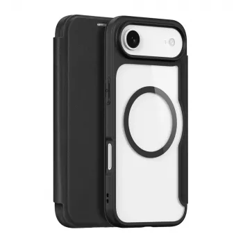 Étui portefeuille DUXDUCIS Skin X Pro pour iPhone 17 Air avec MagSafe - noir