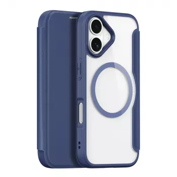 DUXDUCIS Skin X Pro Wallet Case for Apple iPhone 17 Air with MagSafe and Card Slot - Blue