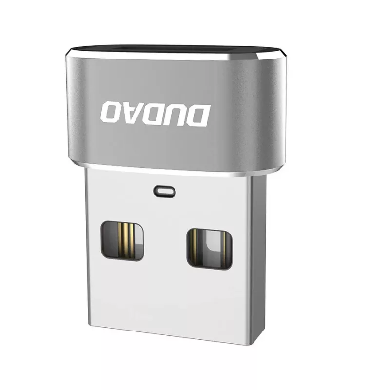 Adaptateur USB-A vers USB-C Dudao L16AC - gris sidéral