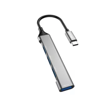 Hub USB-A Dudao A16T 4 ports USB 2.0 noir