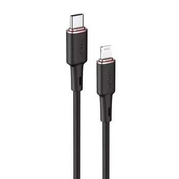 ACEFAST MFI Câble USB-C vers Lightning 1,2 m, 30W, 3A, Noir (C2-01)