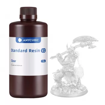 Anycubic Standard V2 résine 1 kg transparente