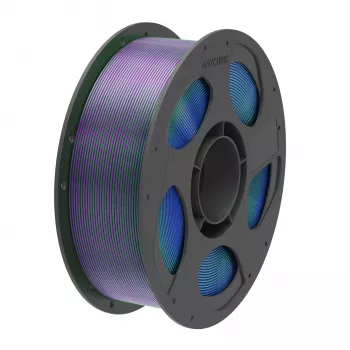Anycubic PLA Silk Tri-Color Filament 1,75 mm Bleu, vert, Violet AHSC14-103