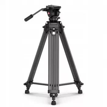 Trépied ULANZI MT-81 avec tête fluide pour tournage, charge 8 kg, hauteur 155 cm