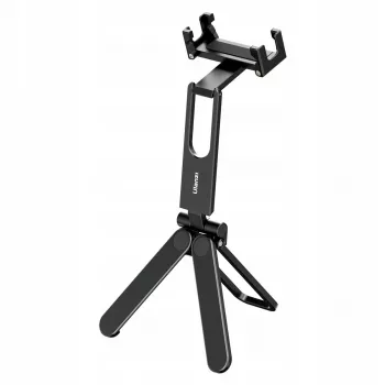 Poignée trépied métallique 3-en-1 pour téléphone Ulanzi M007 / Ma26 avec rotation 360°, griffe froide, noir