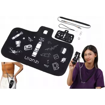 Sac de rangement rigide ULANZI CO71 pour DJI Osmo Pocket 3 avec dragonne