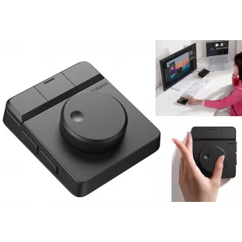 Contrôleur vidéo haptique Bluetooth 5.0 ULANZI D100H avec molette et écran OLED