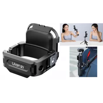 Support à libération rapide ULANZI PK13 pour DJI Osmo Pocket 3, GoPro, vis 1/4 inch, noir