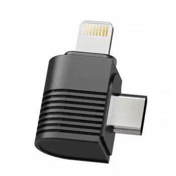 Ulanzi A100 adaptateur Lightning pour microphone vers iPhone 14 13 12 11 X 8
