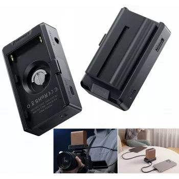 Plaque d'alimentation USB-C PD ULANZI PA03 pour batteries Sony série NP-F