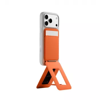 Support de téléphone, portefeuille et trépied magnétiques MagSafe Moft Movas Snap Tripod - Sunrise