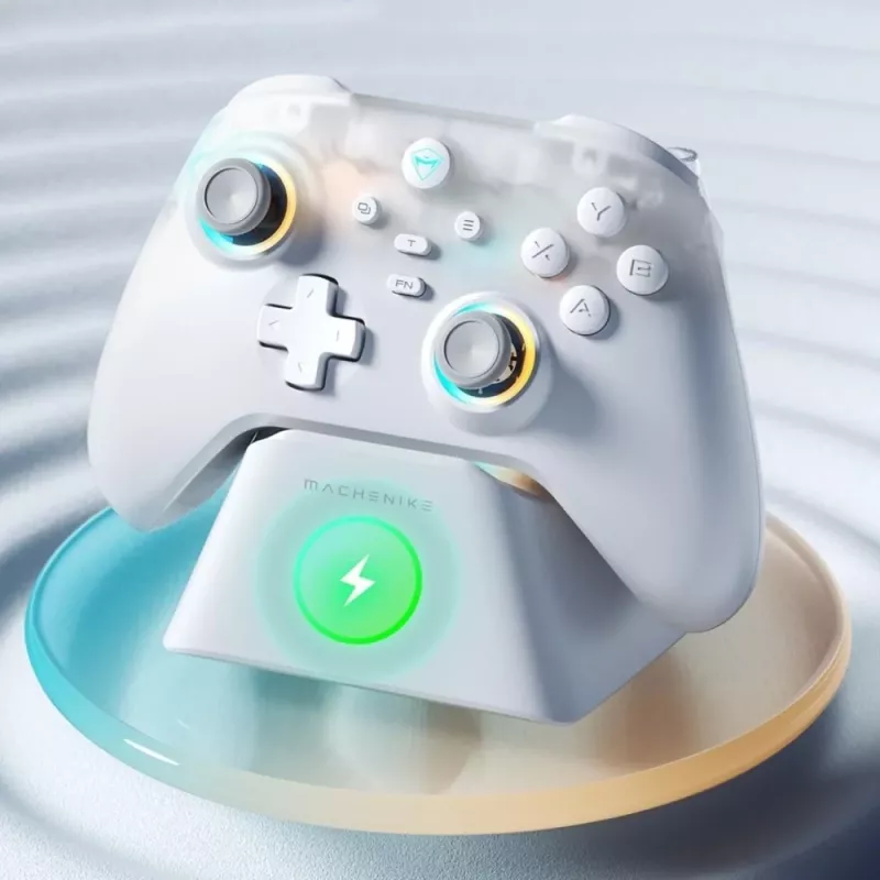 Manette de jeu sans fil Machenike G3 V2 - Blanc