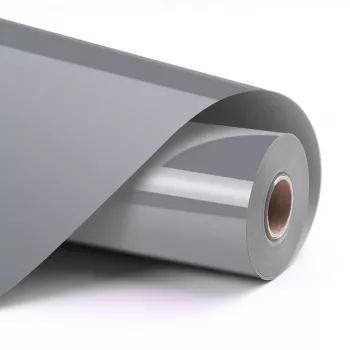 Vinyle adhésif permanent LOKLiK brillant argent 305 x 1800 mm