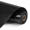 LOKLIK Vinyle thermocollant pailleté, noir, 30,5 x 90 cm