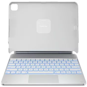 Étui clavier Typecase Edge + pour iPad Air 13 M2 2024 / M3 2025 / M4 2026, blanc