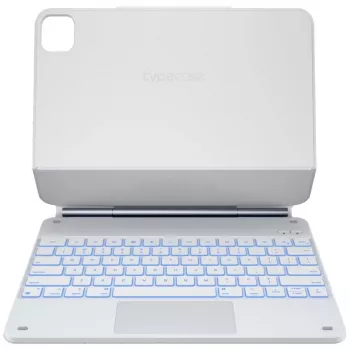 Étui clavier Typecase Edge pour iPad Air 13 2024/2025, blanc
