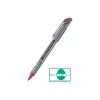 Stylo gel liquide Pentel BL27-BX - Argent - Rouge - 0,7 mm - 0,35 mm - Corps métal - Rétractable