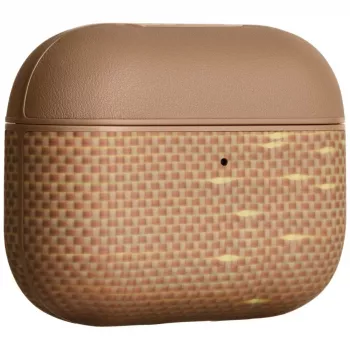 PITAKA Aramid Fiber Case for AirPods Pro 3, Golden Glint
