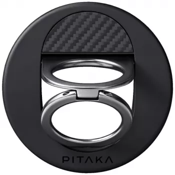 PITAKA MagEZ Grip 3 MagSafe Magnetic Phone Grip Black/Grey