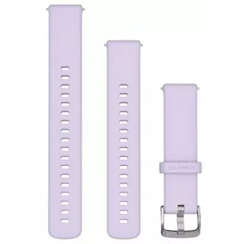 Bracelet de montre Garmin en silicone Periwinkle 18 mm