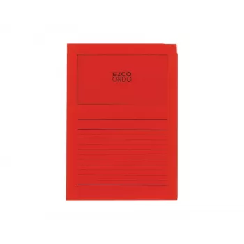 Classeur d'organisation ELCO Ordo Classico A4, 220 x 310 mm, 120 g/m², rouge, 100 pièces (29489.92)