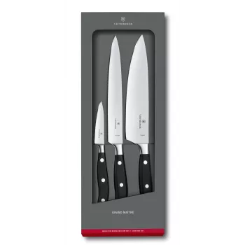 Ensemble de 3 couteaux de cuisine Victorinox Grand Maître, noir (7.72 43.3)