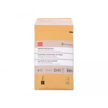 ELCO Ecosafe Paper Padded Envelope 140 x 225 mm, self-adhesive, Brown, 4 pcs (74650.92)