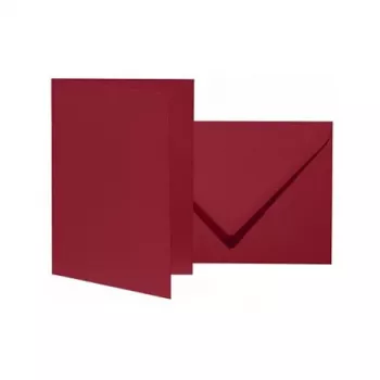 Artoz Papier 10 cartes pliées avec enveloppes Mosaic DIN B6