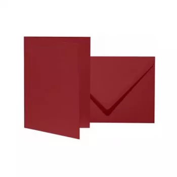 Artoz Papier 10 cartes pliées avec enveloppes Mosaic DIN B6