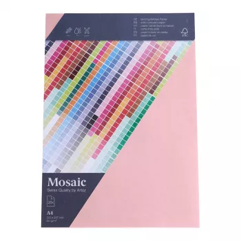 Artoz Papier Mosaic Papier à lettres rose A4 90 g/m² 25 feuilles
