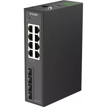 D-Link DIS-210G-12 commutateur industriel administrable Smart - 8 ports Gigabit + 4 emplacements SFP