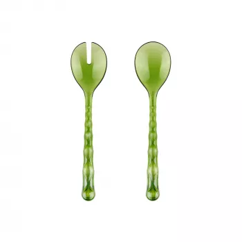 Service à salade Guzzini Vanity Water Lily Green