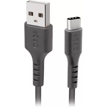 SBS câble USB 2.0 USB-A vers USB-C 2 m noir