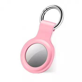 SBS étui en silicone pour Apple AirTag rose