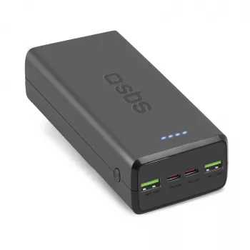 SBS powerbank 30000 mAh Power Delivery 20 W multiport noir